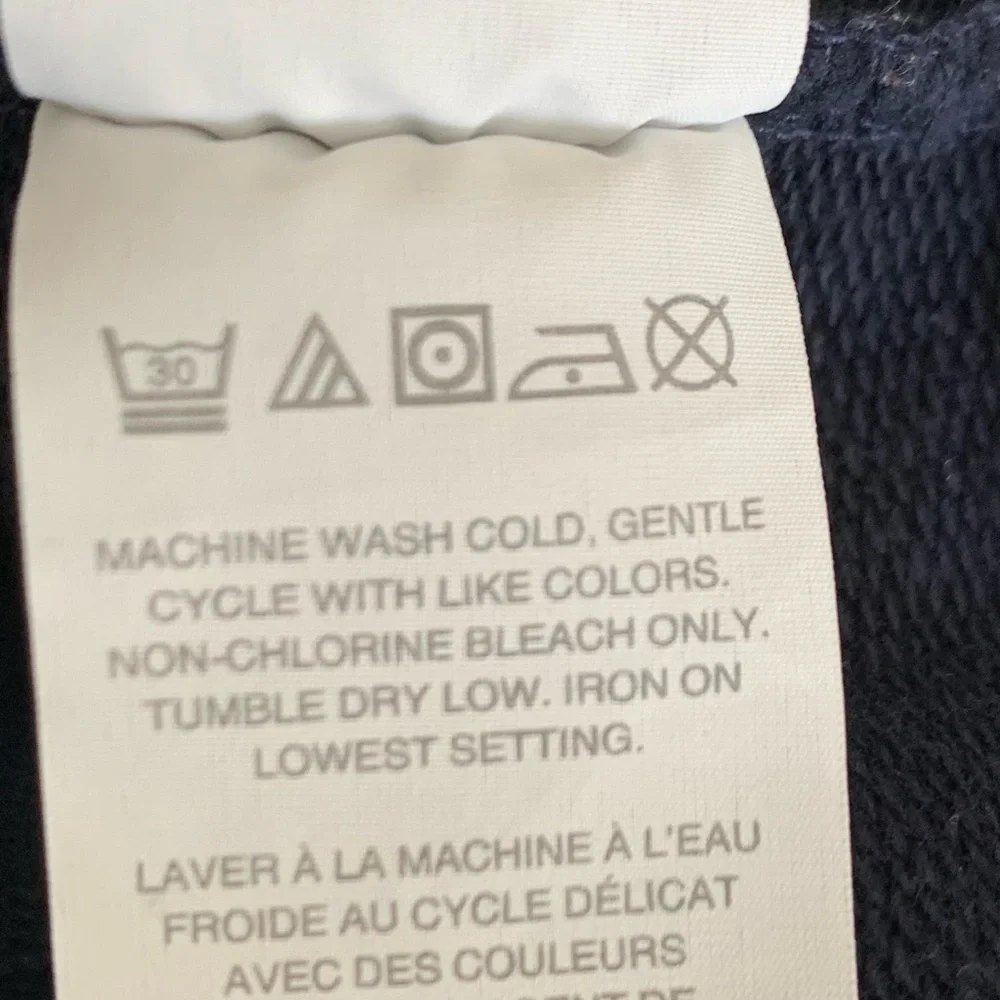 J.CREW Flower Embroidered Sweatshirt Size XL